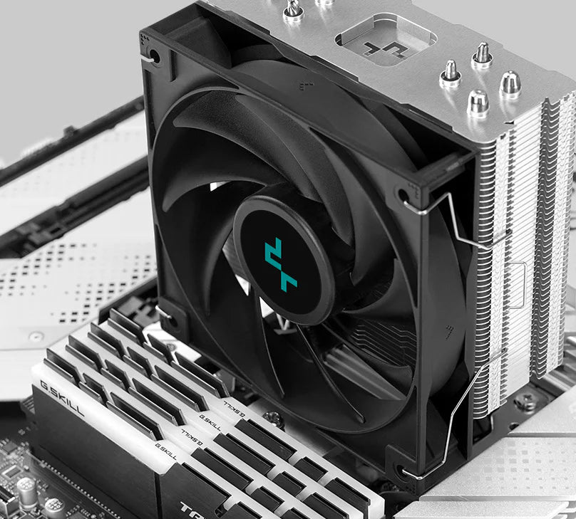 Disipador CPU DeepCool AG400 PLUS | 120mm | 500-2000RPM | Negro | R-AG400-BKNNMD-G