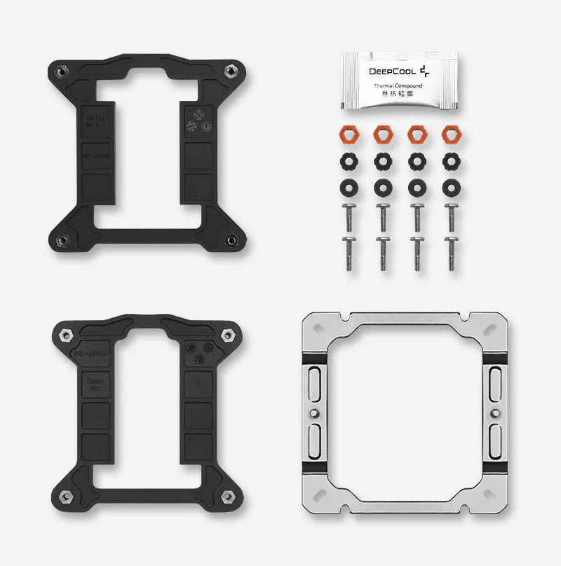 Disipador CPU DeepCool AG400 PLUS | 120mm | 500-2000RPM | Negro | R-AG400-BKNNMD-G