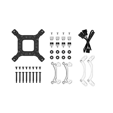 Enfriamiento Líquido DeepCool LE240 V2 | Iluminación ARGB | 2x120mm | 500-2100RPM | NEGRO | R-LE240-BKAMMC-G-2