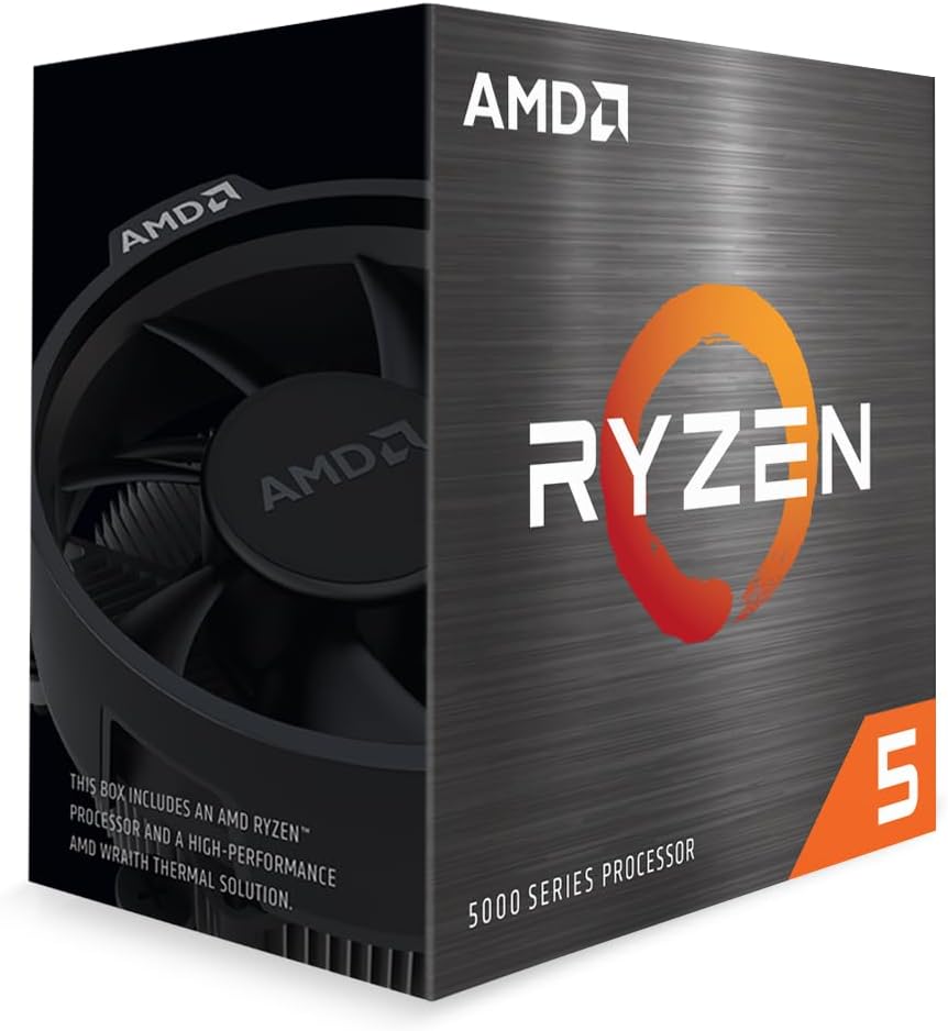 Procesador AMD Ryzen 5 5500 AM4 | 6 Núcleos/12 Hilos | (REQUIERE TARJETA DE VIDEO) | 3.6Ghz (4.2Ghz BOOST) | 100-100000457BOX