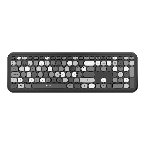 Kit de Teclado y Mouse Acteck Creator Chic Colors MK475 | Inalámbrico | USB | Negro | AC-935166