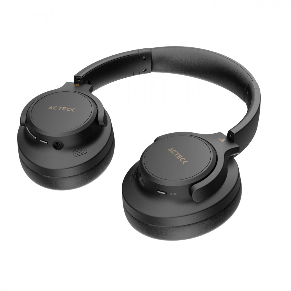 Acteck Audífonos con Micrófono Hype Epic HP750 Elite Series | Bluetooth | Alámbrico/Inalámbrico | 3.5mm | Negro | AC-940856