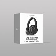 Acteck Audífonos con Micrófono Hype Epic HP750 Elite Series | Bluetooth | Alámbrico/Inalámbrico | 3.5mm | Negro | AC-940856