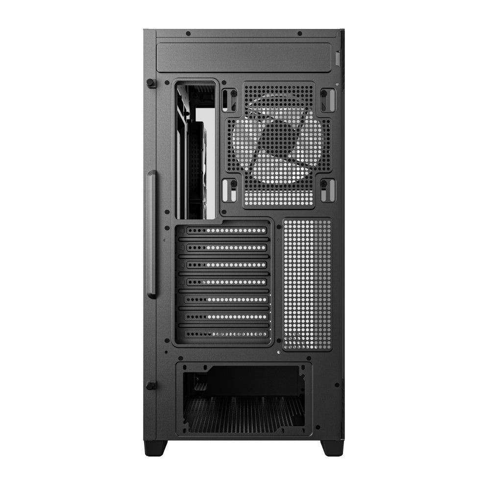 Gabinete DeepCool CG580 4F | Media Torre | ATX / Micro-ATX / Mini-ITX | USB 3.0 | Cristal Templado Panorámico | 4 Ventiladores Pre-Instalados | Negro | R-CG580-BKADA4-G-1