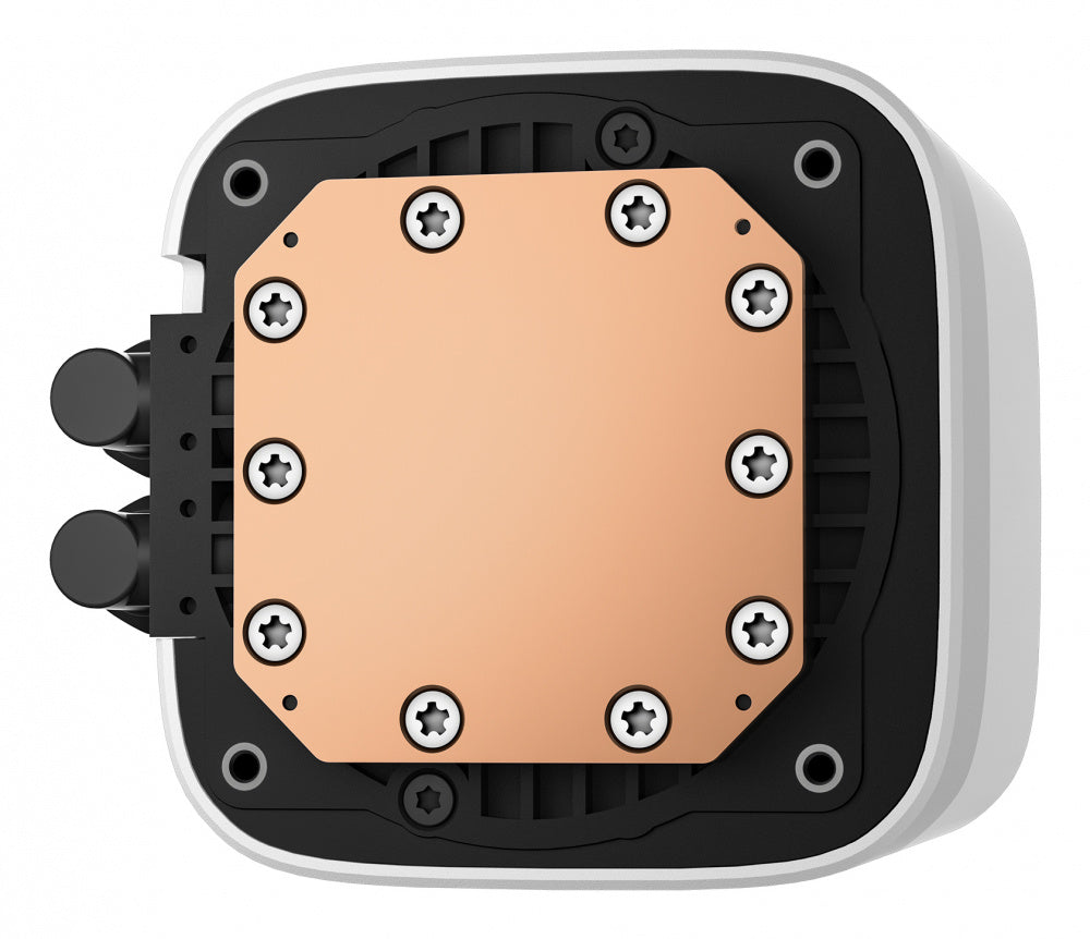 Disipador Líquido DeepCool LE360 WH V2 | 402 mm | 500 a 2100 RPM | 31.6 dBA | AM5 / AM4 | LGA 1851 / 1700 / 1200 / 1151 / 1150 / 1155 | ARGB | Blanco | R-LE360-WHAMMN-G-2