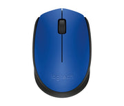 Mouse Ergonómico Logitech Óptico M170| 1000 DPI | Inalámbrico | Negro/Azul | USB | 910-004800