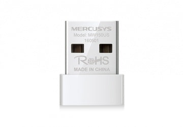 ADAPTADOR WIFI MERCUSYS N150 | NANO | USB 2.4Ghz | 150Mbps | MW150US