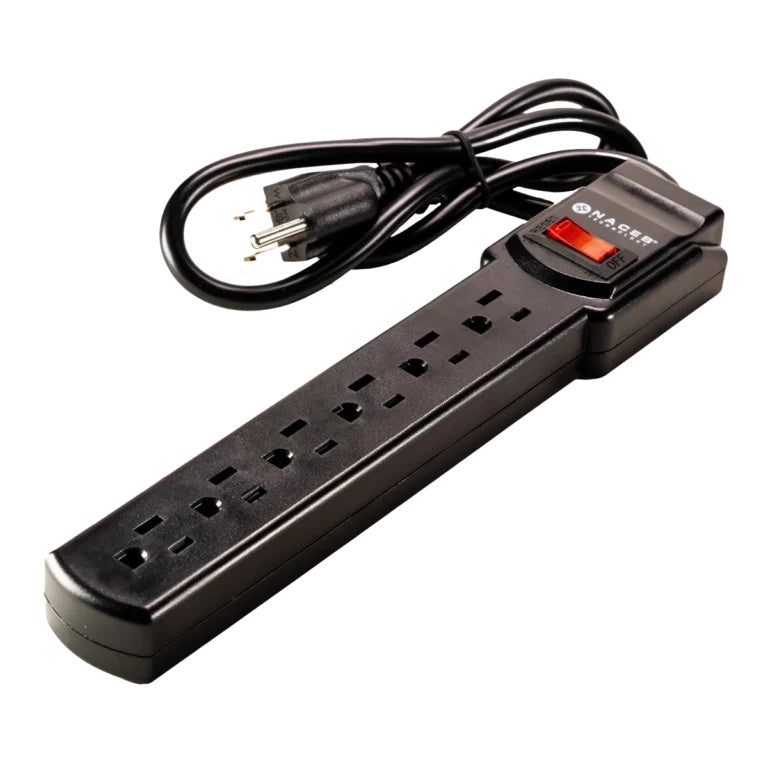 Naceb Multicontacto NA-0706 | 6 Salidas | 125V | 15A | 79cm