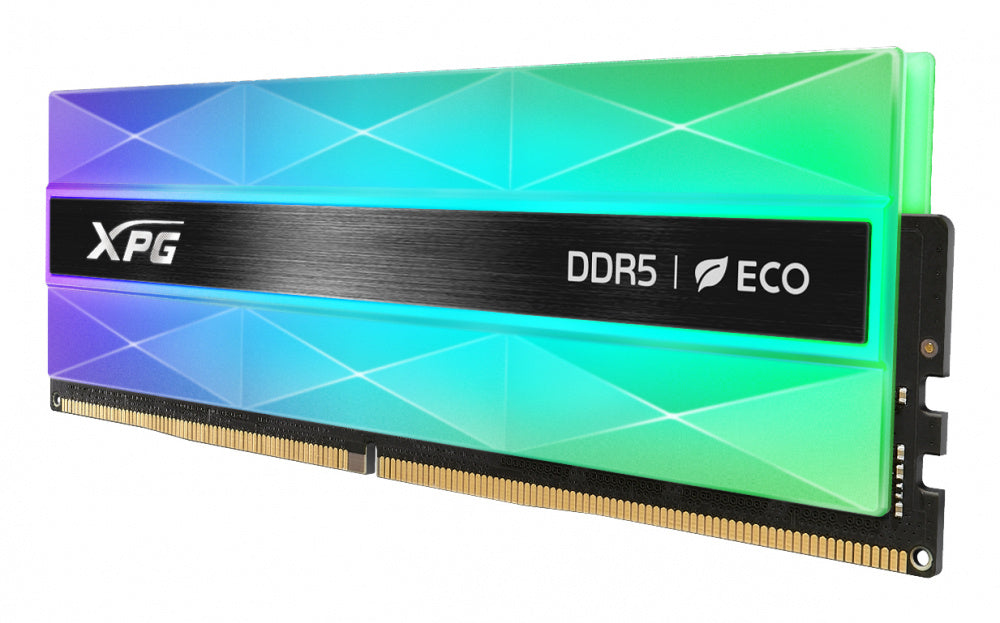 Memoria RAM ADATA XPG LANCER NEON RGB DDR5 | 16GB | DDR5| 6400MT/s | CL32 | XMP / EXPO | Negro | AX5U6400C3216G-CLANRSG