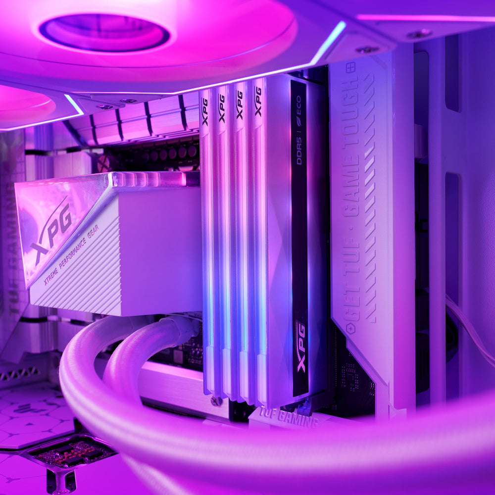 Memoria RAM ADATA XPG LANCER NEON RGB DDR5 | 16GB | DDR5| 6400MT/s | CL32 | XMP / EXPO | Negro | AX5U6400C3216G-CLANRSG