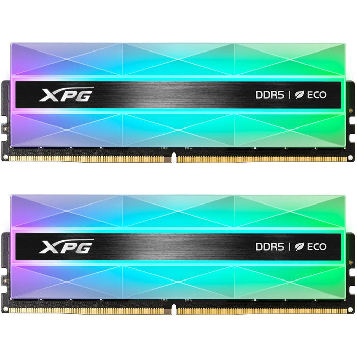 Memoria RAM ADATA XPG LANCER NEON RGB DDR5 | 32GB (2x16 GB) | DDR5 | On-die ECC | 7200 MT/s | CL34 | XMP / EXPO | AX5U7200C3416G-DCLANRSG