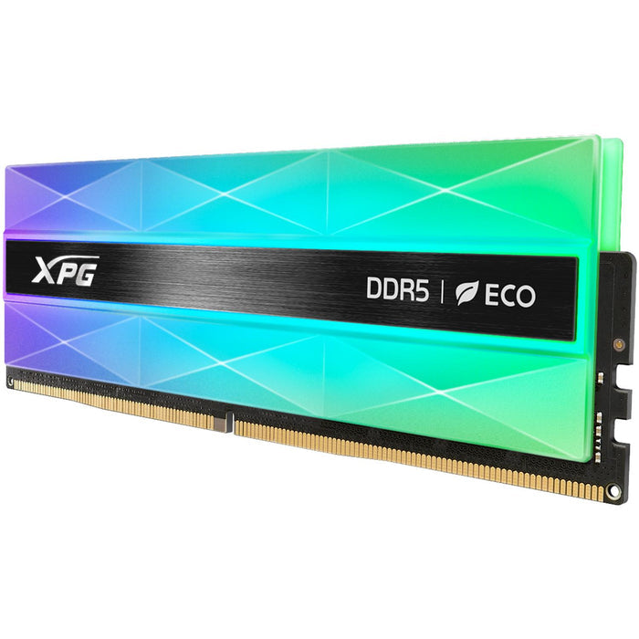 Memoria RAM ADATA XPG LANCER NEON RGB DDR5 | 32GB (2x16 GB) | DDR5 | On-die ECC | 7200 MT/s | CL34 | XMP / EXPO | AX5U7200C3416G-DCLANRSG