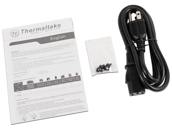 Fuente de Poder Thermaltake TR2 600W| 600W | 24-pin ATX | 120 mm | No Modular | Negro | TR-600CUS