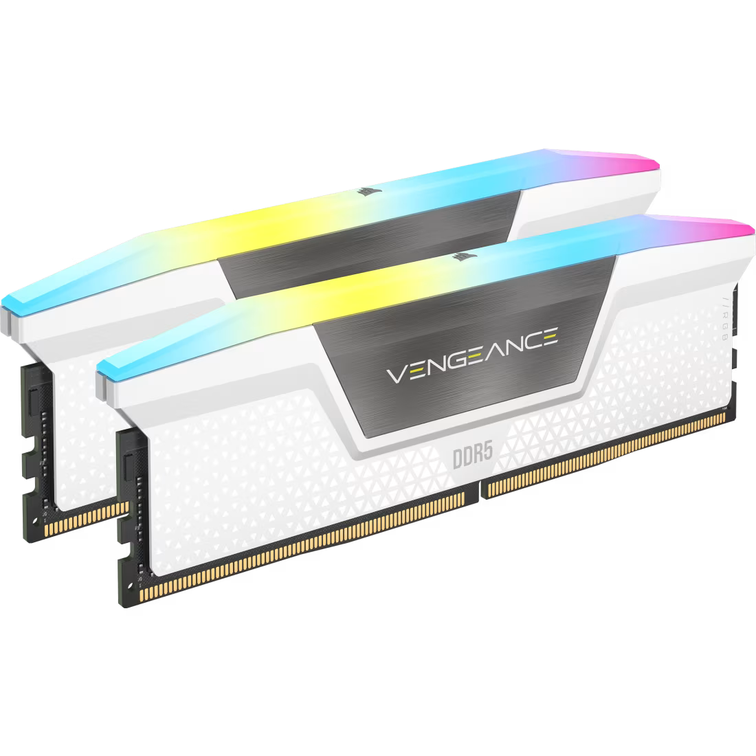 Kit RAM Corsair VENGEANCE RGB 32GB(2x16GB) DDR5 6400|CMH32GX5M2B6400C36W