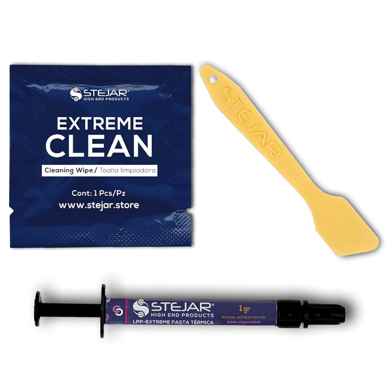 Pasta Térmica Stejar LPP-Extreme | 1 g | Alta Calidad Compatible con GPU CPU Consolas Cámaras Leds | ST-LPPEXTREME-J1G