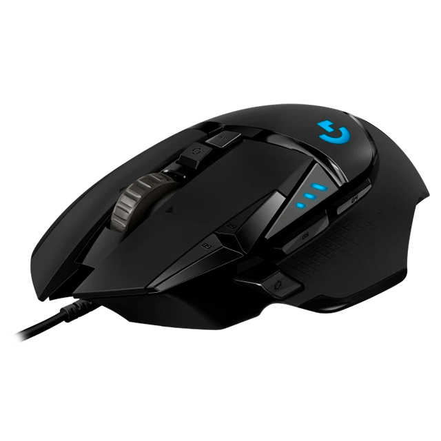 MOUSE GAMER ALAMBRICO LOGITECH G502 HERO RGB USB 16000DPI 11 BOTONES PROGRAMABLES - 910-005550