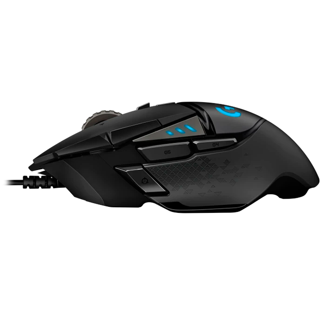 MOUSE GAMER ALAMBRICO LOGITECH G502 HERO RGB USB 16000DPI 11 BOTONES PROGRAMABLES - 910-005550