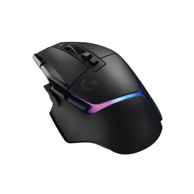Mouse Gamer Inalámbrico Logitech G G502 X PLUS | Hasta 130 Horas de Batería Recargable | 100 a 25600 DPI | Sensor Óptico HERO 25K | 106 g | 13 Botones Programables | 2.4GHz | RGB | Negro | 910-006161