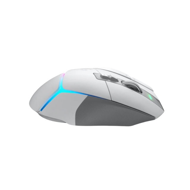 Mouse Gamer Inalámbrico Logitech G G502 X PLUS | Hasta 130 Horas de Batería Recargable | 100 a 25600 DPI | Sensor Óptico HERO 25K | 106 g | 13 Botones Programables | 2.4GHz | RGB | Blanco | 910-006170