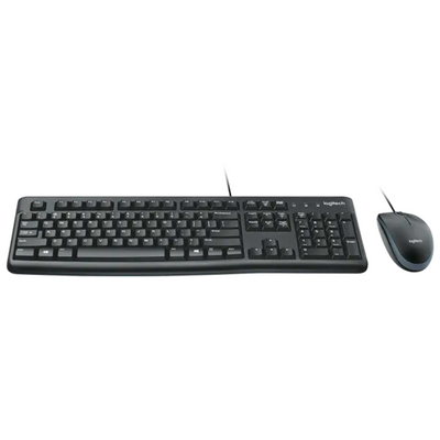 KIT DE TECLADO Y MOUSE ALAMBRICO LOGITECH MK120 ESPAÑOL - 920-004428