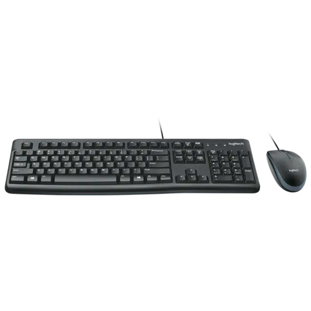 KIT DE TECLADO Y MOUSE ALAMBRICO LOGITECH MK120 ESPAÑOL - 920-004428