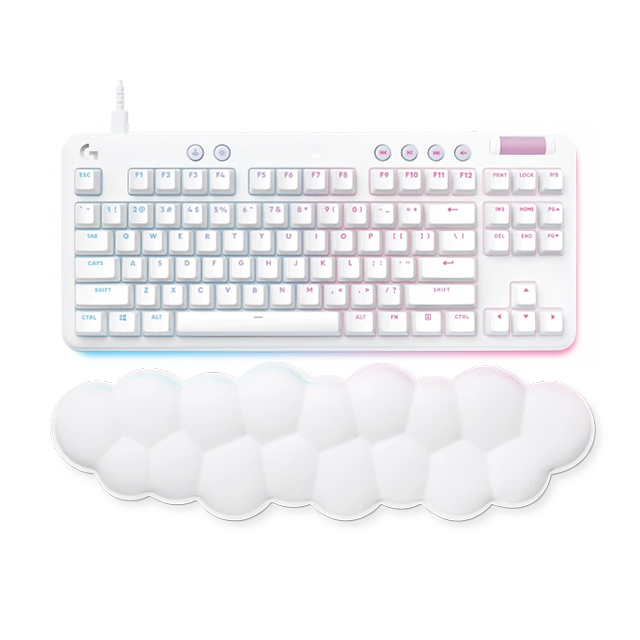 Teclado Mecánico Alámbrico Logitech G713 | Switch Brown Táctil | Con Reposabrazos | Aurora Collection | 920-010413