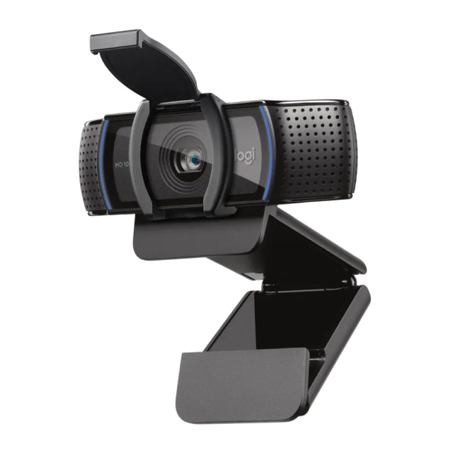 Cámara Web HD Logitech C920S PRO | Micrófono Estéreo | 3 Mpx | 1080p (FHD) / 720p (HD) | 30 FPS | USB-A | Negro | 960-001257