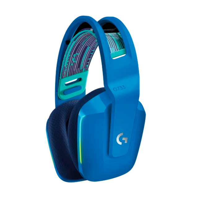 DIADEMA INALAMBRICA LOGITECH G733 RGB AZUL