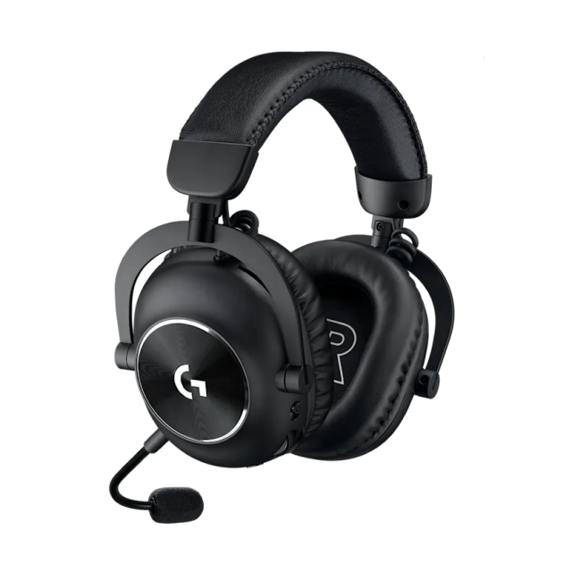 Diadema Gamer Inalámbrica Logitech G PRO X 2 | Hasta 50 Horas de Batería Recargable | Micrófono Cardioide Desmontable | Blue VO!CE | Sonido Surround DTS Headphone:X 2.0 | 2.4 GHz / Bluetooth / 3.5 mm | PC / PS4 / PS5 / Switch | Negro | 981-001262