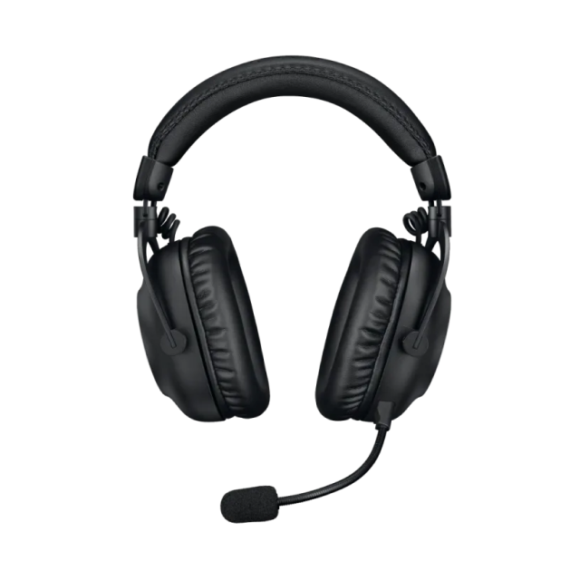 Diadema Gamer Inalámbrica Logitech G PRO X 2 | Hasta 50 Horas de Batería Recargable | Micrófono Cardioide Desmontable | Blue VO!CE | Sonido Surround DTS Headphone:X 2.0 | 2.4 GHz / Bluetooth / 3.5 mm | PC / PS4 / PS5 / Switch | Negro | 981-001262