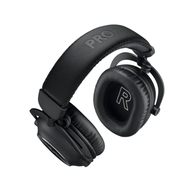 Diadema Gamer Inalámbrica Logitech G PRO X 2 | Hasta 50 Horas de Batería Recargable | Micrófono Cardioide Desmontable | Blue VO!CE | Sonido Surround DTS Headphone:X 2.0 | 2.4 GHz / Bluetooth / 3.5 mm | PC / PS4 / PS5 / Switch | Negro | 981-001262