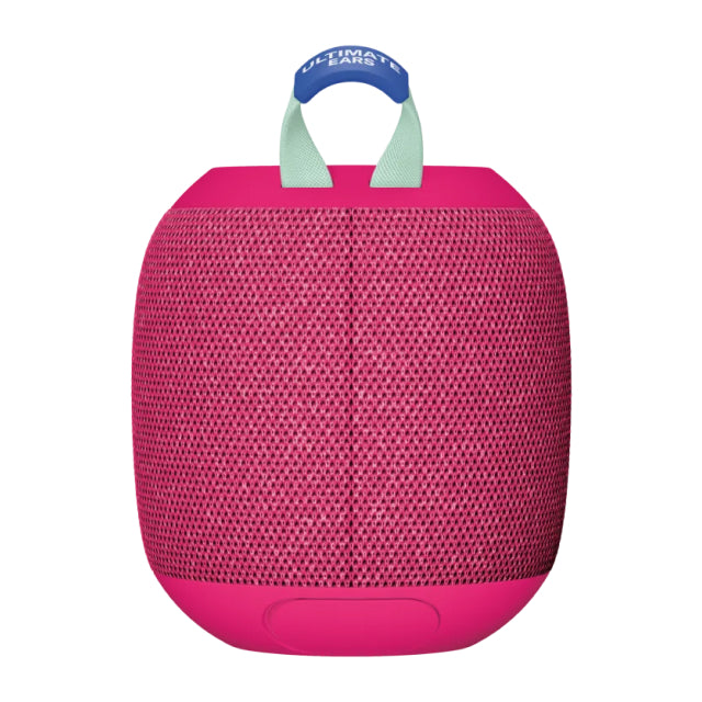 Bocina Portátil Logitech Ultimate Ears Wonderboom 4 | Hasta 14 Horas de Batería | Certificación IP67 / Resistente al Polvo / Agua / Suciedad | Modo Outdoor / Modo Podcast | Flota en el Agua | Rosa (Hyper Pink) | 984-001890