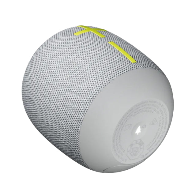Bocina Portátil Logitech Ultimate Ears Wonderboom 4 | Hasta 14 Horas de Batería | Certificación IP67 / Resistente al Polvo / Agua / Suciedad | Modo Outdoor / Modo Podcast | Flota en el Agua | Gris (Joyous Bright) | 984-001891