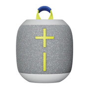 Bocina Portátil Logitech Ultimate Ears Wonderboom 4 | Hasta 14 Horas de Batería | Certificación IP67 / Resistente al Polvo / Agua / Suciedad | Modo Outdoor / Modo Podcast | Flota en el Agua | Gris (Joyous Bright) | 984-001891
