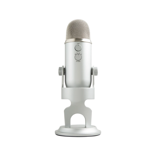 Micrófono USB Blue Yeti | Con soporte | Windows 10 / macOS | Ideal para Podcast/Streaming