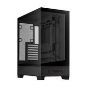 Gabinete ASUS A31 | Media Torre | ATX / Micro-ATX / Mini-ITX | USB-C 3.2 / USB-A 3.2 | Diseño Panorámico con Doble Cristal Templado | Negro | A31/BK/TG