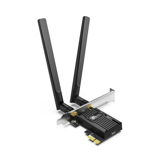 Tarjeta de Red Tp-Link Archer TX55E | PCIe | AX3000 | Wi-Fi 6 | Bluetooth 5.2 | 5 GHz / 2.4 GHz | ARCHER TX55E