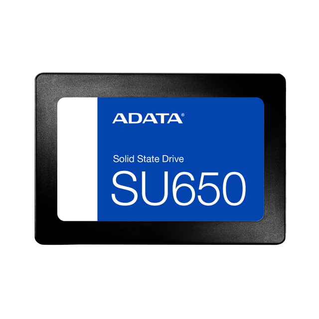 Unidad SSD ADATA SU650 | 512GB | 2.5" | SATA III | 520MB/s Lectura | 450MB/s Escritura | Negro / Azul | ASU650SS-512GT-R