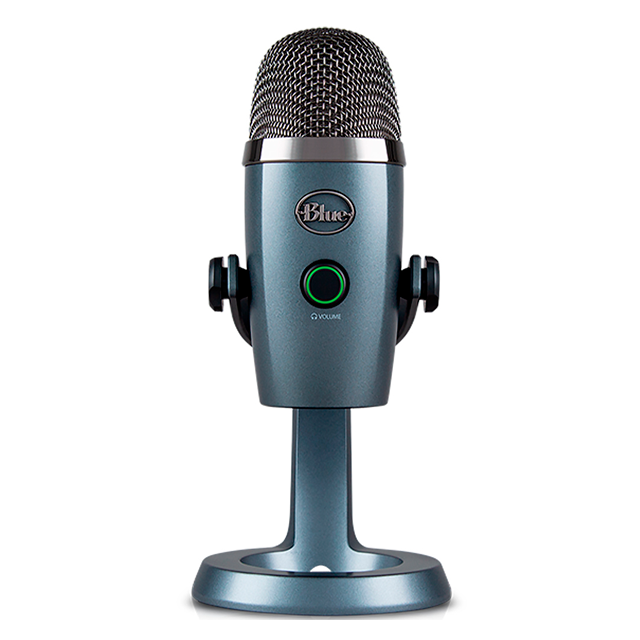 Micrófono Profesional Blue Yeti Nano | Calidad 24-bit / 48kHz | Patrón Cardioide y Omnidireccional | Plug & Play USB | Salida de Auriculares Latencia Cero | Shadow Grey | 988-000088