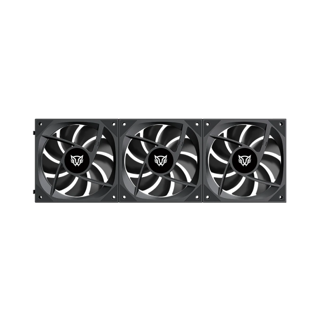 Kit de 3 Ventiladores Balam Rush Eolox Link EXL95 | Daisy-Chain | 120 mm | 800 - 1800 RPM | 4 Pines | ARGB | Negro | BR-942089