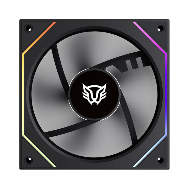 Ventilador Balam Rush Eolox Link EXL95 | 120mm | 600 a 1800 RPM | 30 dB | 4 Pines | ARGB | Negro | BR-942348
