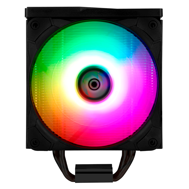 Disipador de Aire Munfrost Cold Wind | Altura 157mm | 800 a 1650 RPM | 33 dBA | ARGB | Negro | MFDCWR1B