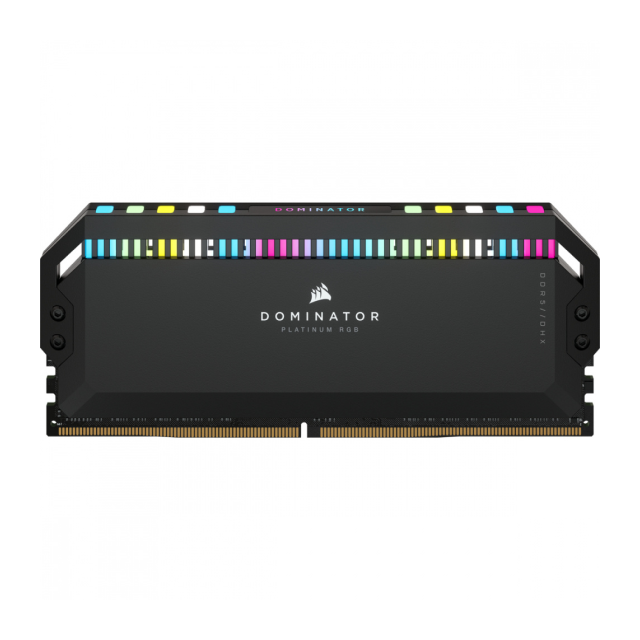 Kit de Memoria RAM Corsair DOMINATOR PLATINUM RGB | 32GB (2 x 16GB) | DDR5 | 6000 MT/s | CL36 | XMP | RGB | Negro | CMT64GX5M2B5600C40