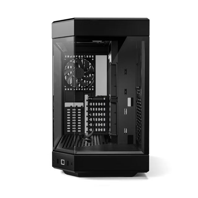 Gabinete HYTE Y60 | Torre Completa | E-ATX / ATX / Micro-ATX / Mini-ITX | USB 3.0 / USB 3.2 | Cristal Templado Panorámico | Negro (Pitch Black) | CS-HYTE-Y60-B