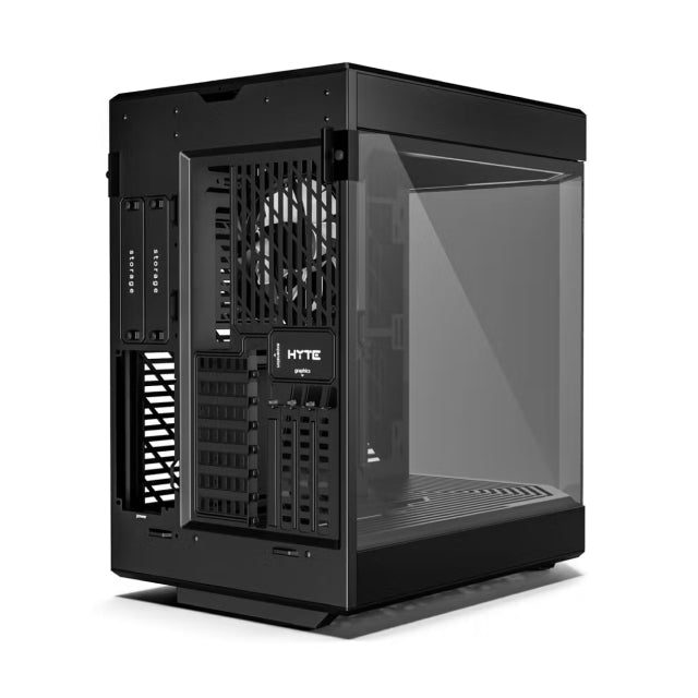 Gabinete HYTE Y60 | Torre Completa | E-ATX / ATX / Micro-ATX / Mini-ITX | USB 3.0 / USB 3.2 | Cristal Templado Panorámico | Negro (Pitch Black) | CS-HYTE-Y60-B