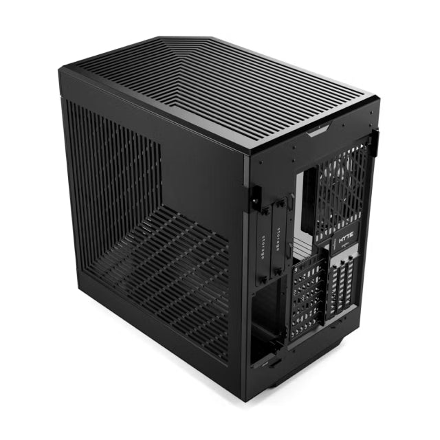 Gabinete HYTE Y60 | Torre Completa | E-ATX / ATX / Micro-ATX / Mini-ITX | USB 3.0 / USB 3.2 | Cristal Templado Panorámico | Negro (Pitch Black) | CS-HYTE-Y60-B