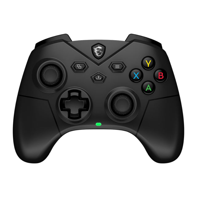Control Inalámbrico MSI FORCE GC300 WIRELESS | Hasta 20 Horas de Carga | Windows / Android | 2.4 GHz / Bluetooth / USB-C 2.0 | Negro | FORCE GC300 W
