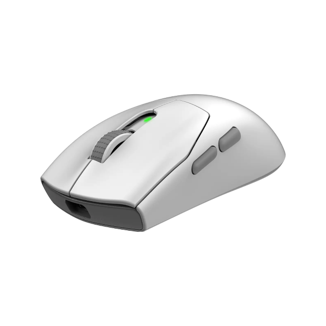 Mouse Gamer Inalámbrico MSI FORGE GM340 WIRELESS | Hasta 82 Horas de Batería Recargable | 800 a 12000 DPI | Sensor Óptico PAW3311 | 57 g | 6 Botones | 2.4GHz / Bluetooth 5.2 / Cable USB-A | Blanco | FORGE GM340 W WHITE