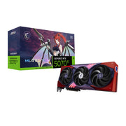 Tarjeta de Video MSI GeForce RTX 5070 Ti 16G MLG EDITION OC | 16GB GDDR7 | PCI Express 5.0 | 256 Bits | Rojo / Morado | G507T-16MEC