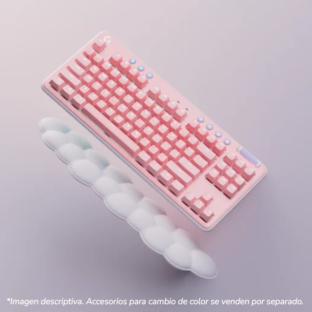 Teclado Mecánico Inalámbrico Logitech G715 - Switch Táctil - Inglés - Con Reposabrazos - Aurora Collection - 920-010453